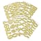 12 Pack: Gold Glitter Alphabet Stickers by Recollections™